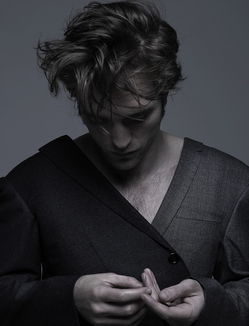 Robert Pattinson photographed by Jean-Baptiste Mondino for Numéro Homme.