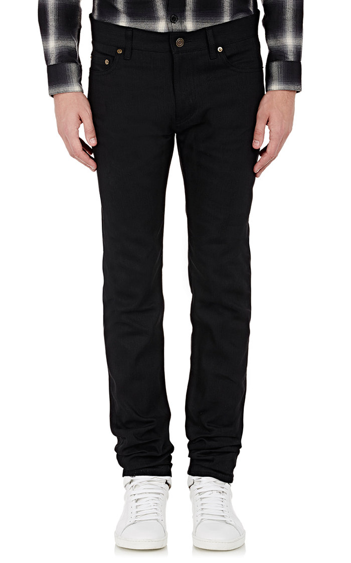 Saint Laurent Men's Raw Denim Skinny Jeans » Hedi Slimane's Saint Laurent Man: The Indie Code of Style Saint Laurent Men's Raw Denim Skinny Jeans