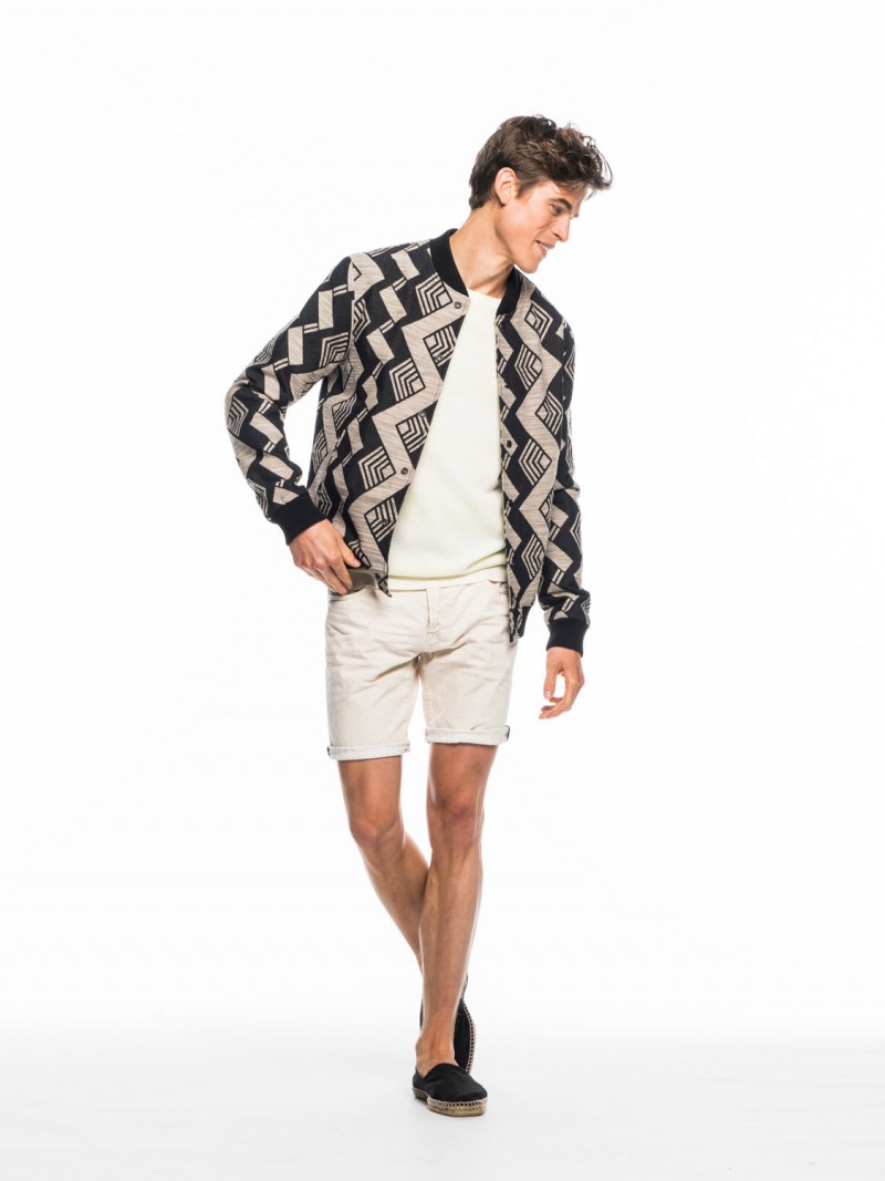 Scotch & Soda Jacquard Bomber Jacket