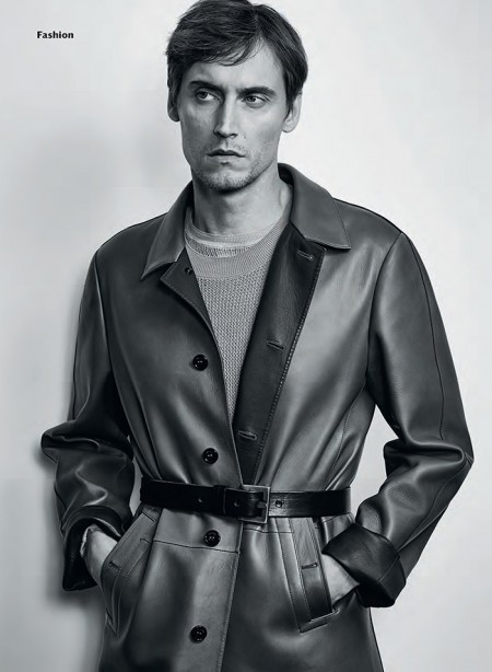 Sebastien Andrieu Cuts a Sharp Figure in Military Style Coats for ...
