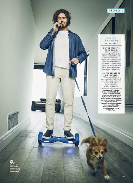 Silicon Valley Esquire 2016 Photo Shoot TJ Miller