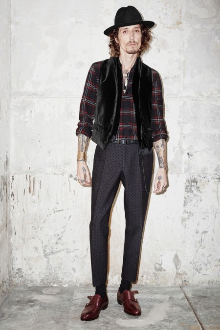 The Kooples 2016 Fall Winter Mens Collection Look Book 021