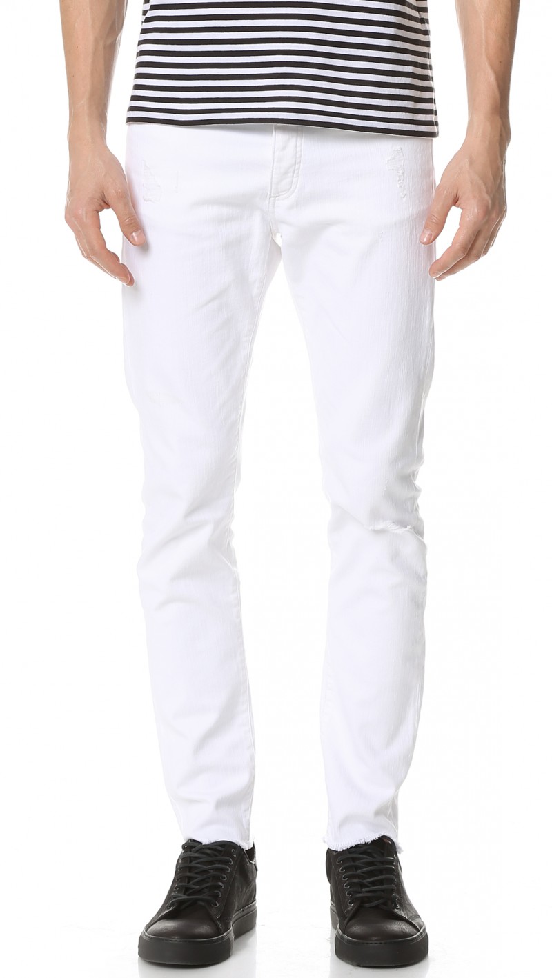 The Kooples White Denim Jeans