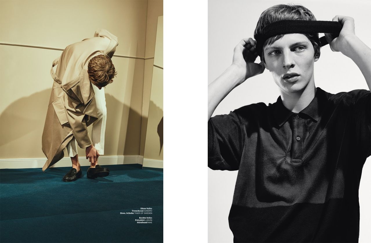 L'Officiel Hommes Germany Stands by Athleisure Styles