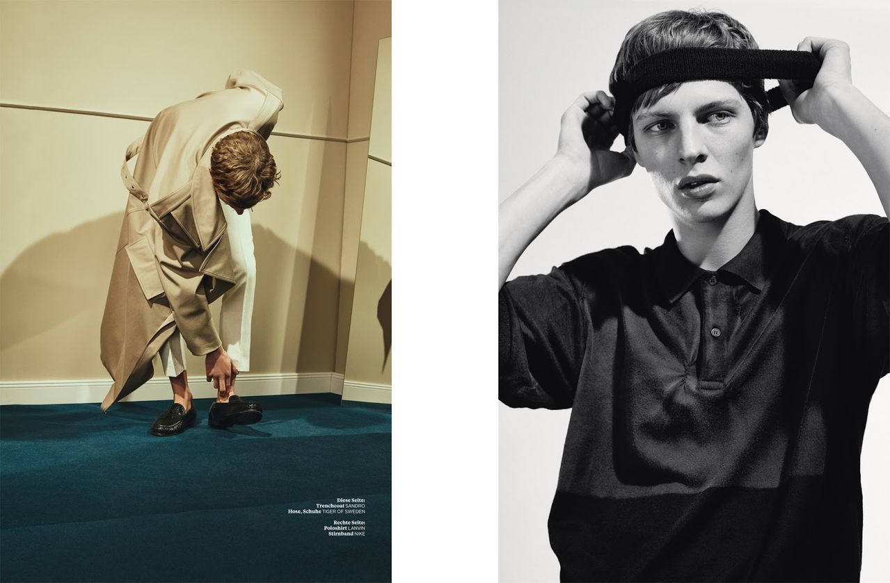 L’Officiel Hommes Germany Stands by Athleisure Styles