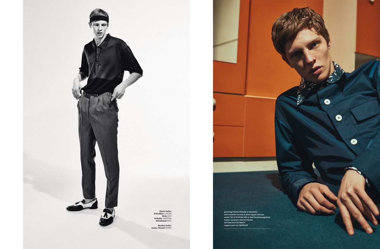 L'Officiel Hommes Germany Stands by Athleisure Styles – The Fashionisto