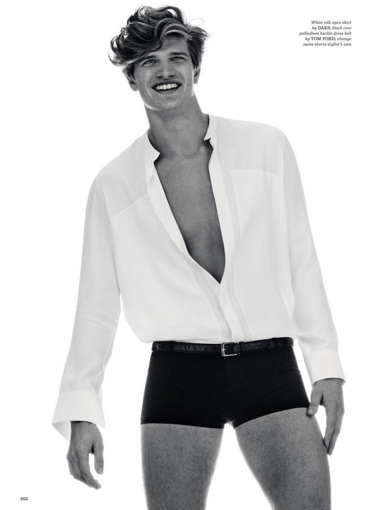 Toby Huntington-Whiteley charms in Daks and Tom Ford.