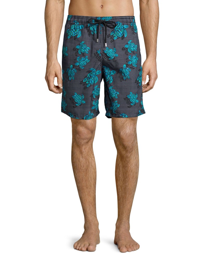 Vilebrequin Okoa Sea Reflection Printed Swim Trunk