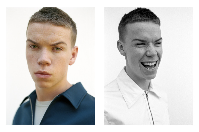 Will Poulter is ready for his close-up, sporting Harrington jackets, pulled together by stylist Rose Forde.