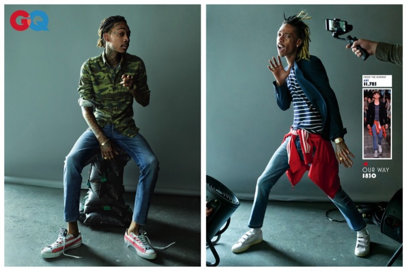 Wiz khalifa 2016 american gq photo shoot