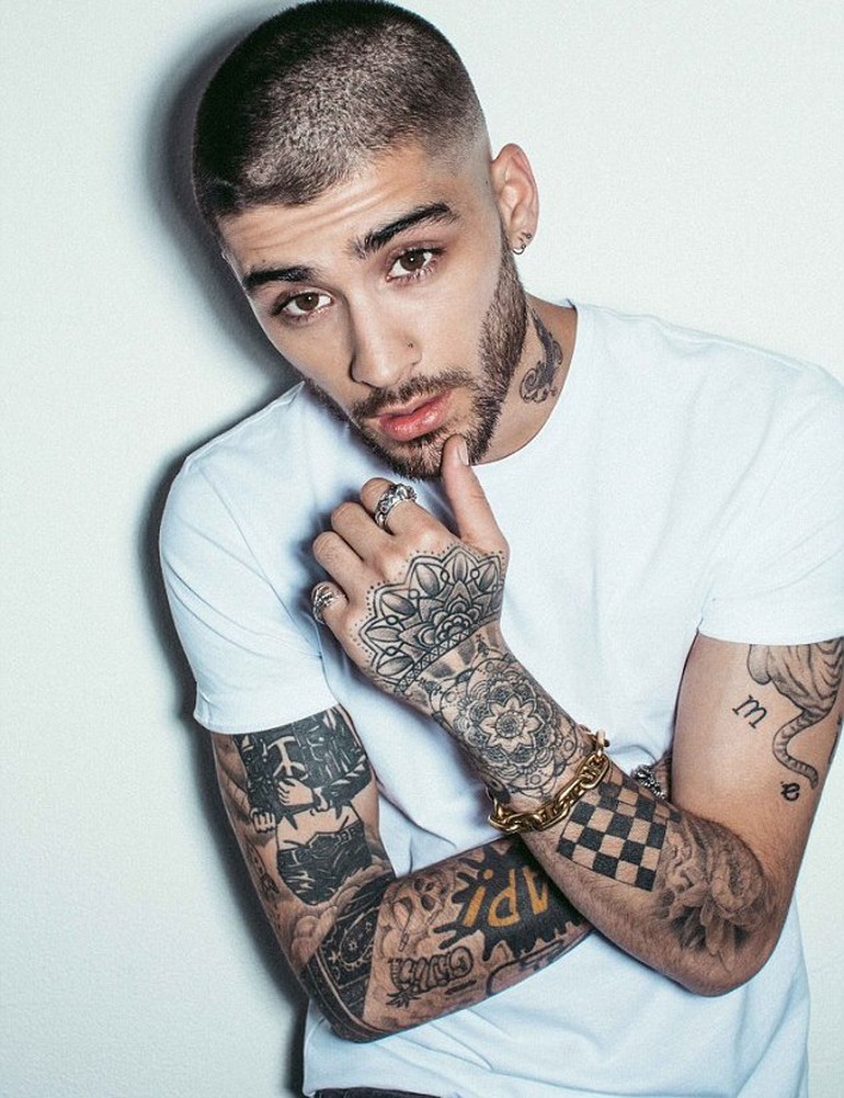 Zayn Malik photographed for NME magazine.