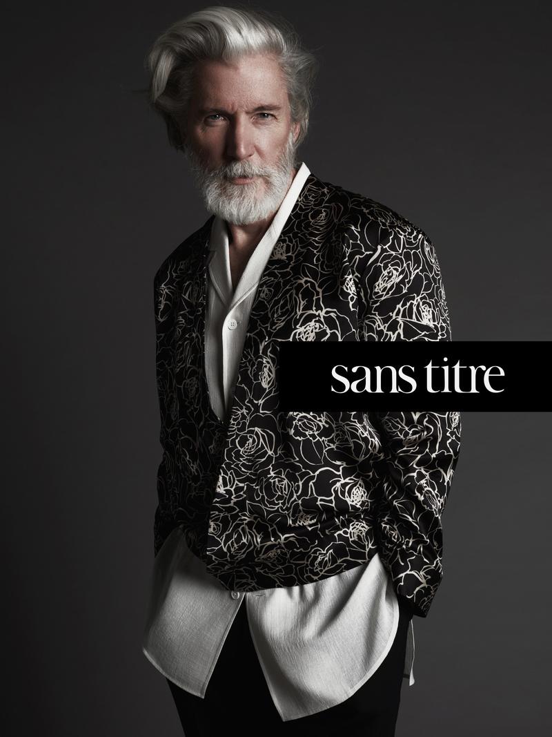 Aiden Brady styled by Brais Vilaso for Sans Titre's spring-summer 2016 campaign.