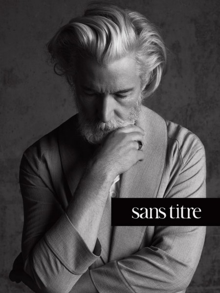 Aiden Brady Gives Us Grey Hair Envy in Striking Sans Titre Campaign