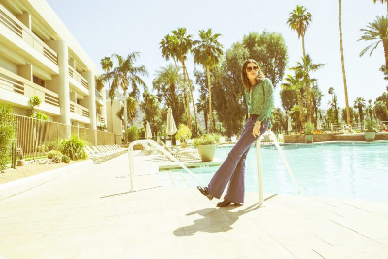 BØRNS poses for a WWD photo shoot lensed by photographer Katie Jones.