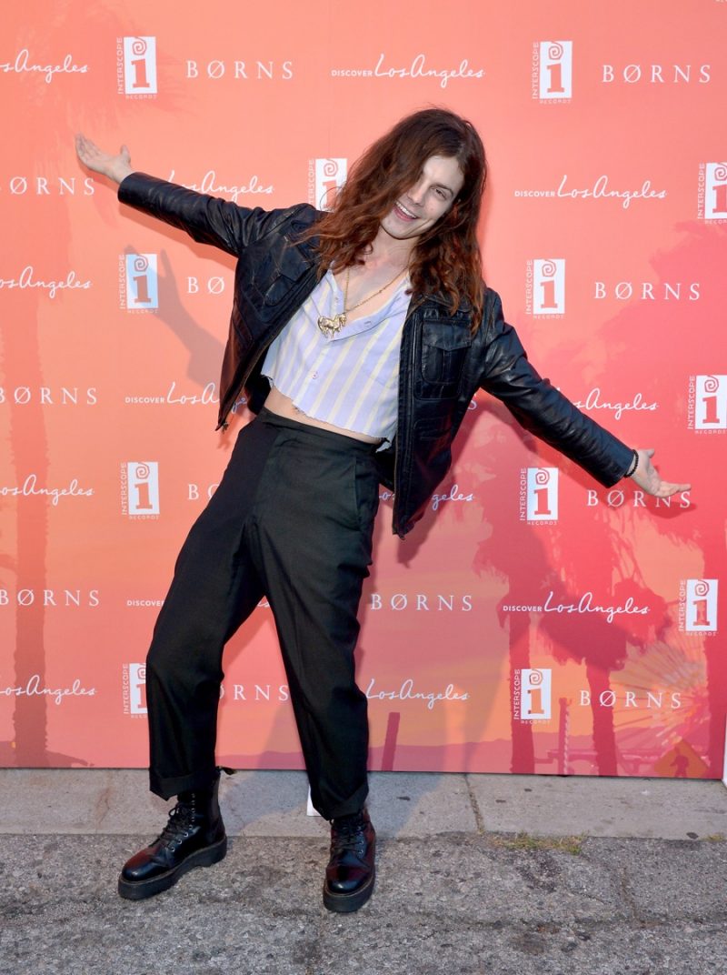 BØRNS poses for pictures at the Discover Los Angeles "Get Lost" Pop-Up Concert at The Geffen Contemporary at MOCA on April 27, 2016 in Downtown Los Angeles, California. (Photo by Charley Gallay/Getty Images for Los Angeles Tourism & Convention Board )
