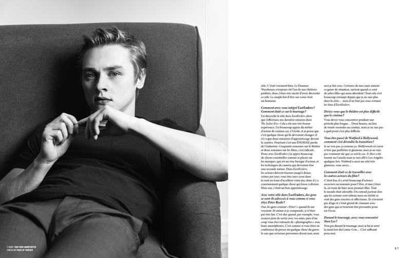 Ben Hardy photographed by Nick Thompson for Apollo magazine.