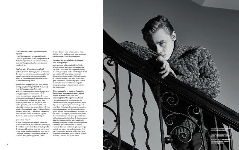 Ben Hardy dons a turtleneck for a black & white photo from Apollo magazine.