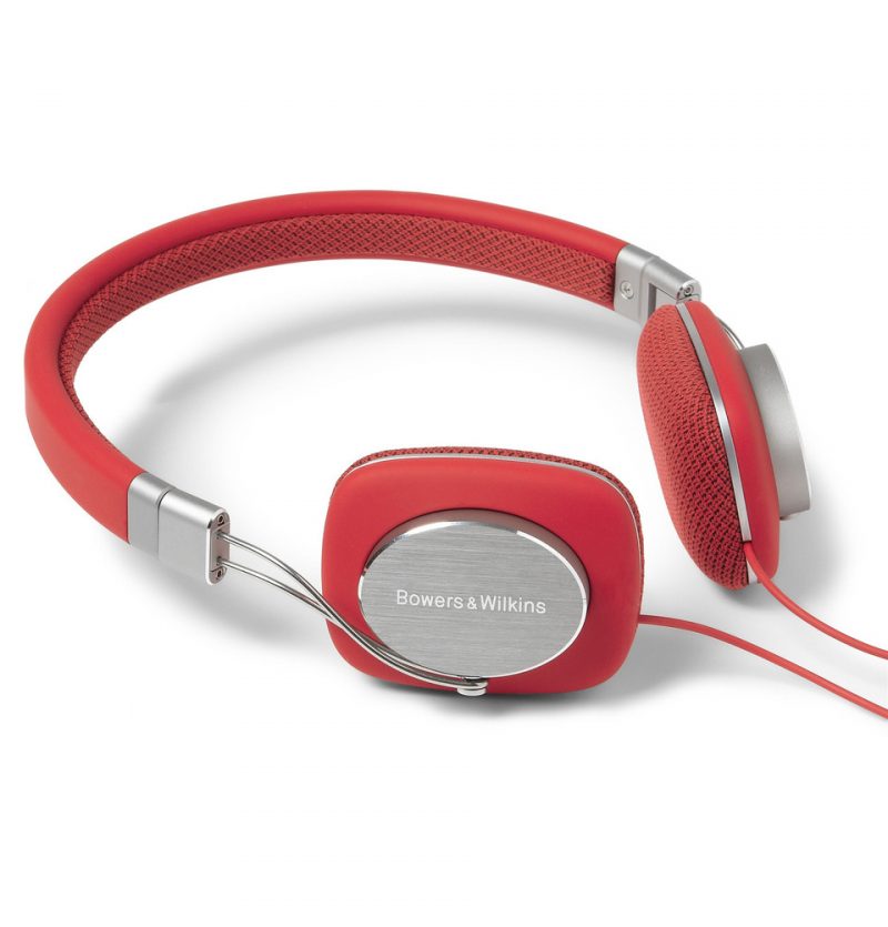 Bowers & Wilkins Foldable Red Headphones