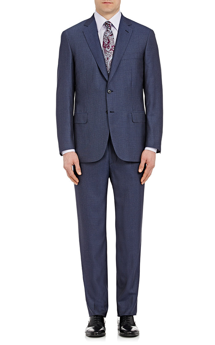 Brioni Micro Check Suit