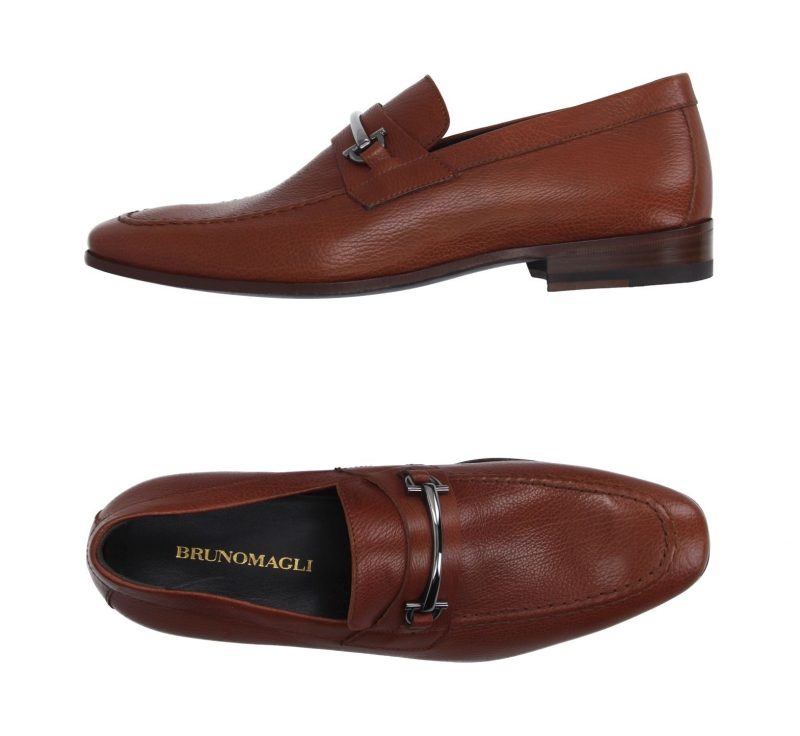 Bruno Magli Leather Mocca Moccasins