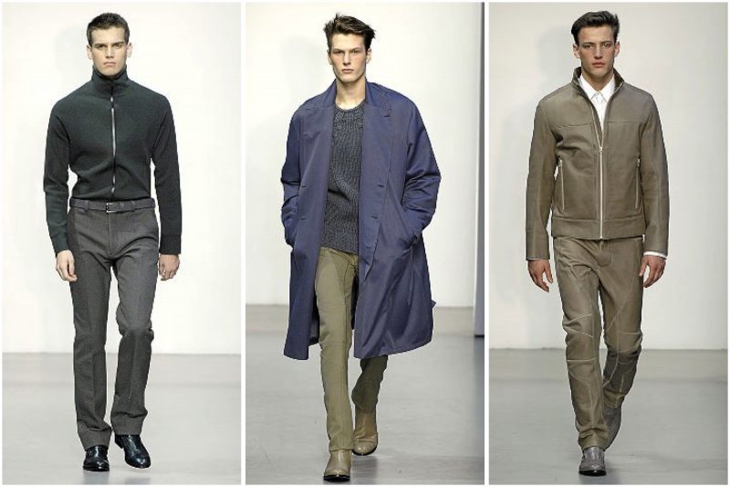 Embracing a slouchy silhouette, athleisure wears reigned for Calvin Klein Collection's fall-winter 2008 show.