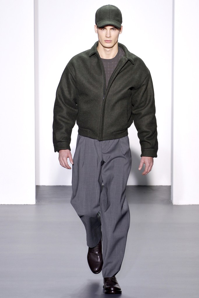 Calvin Klein Collection embraced a military-inspired look for a fall-winter 2011 outing that packed strong volume.