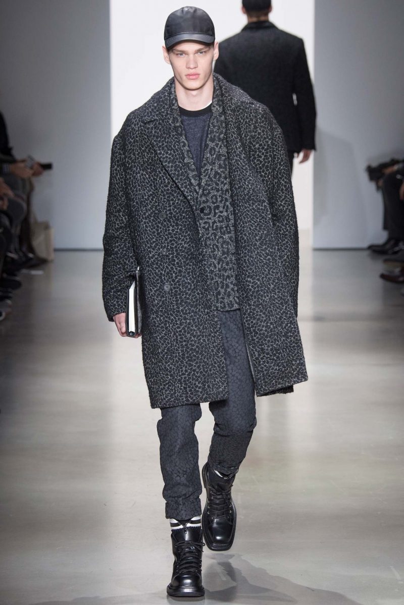 Calvin Klein Collection took a walk on the wild side, embracing leopard prints for fall-winter 2015.