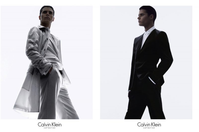 Model Bev Moore is a sleek vision in black and white for Calvin Klein Collection's spring-summer 2007 campaign.
