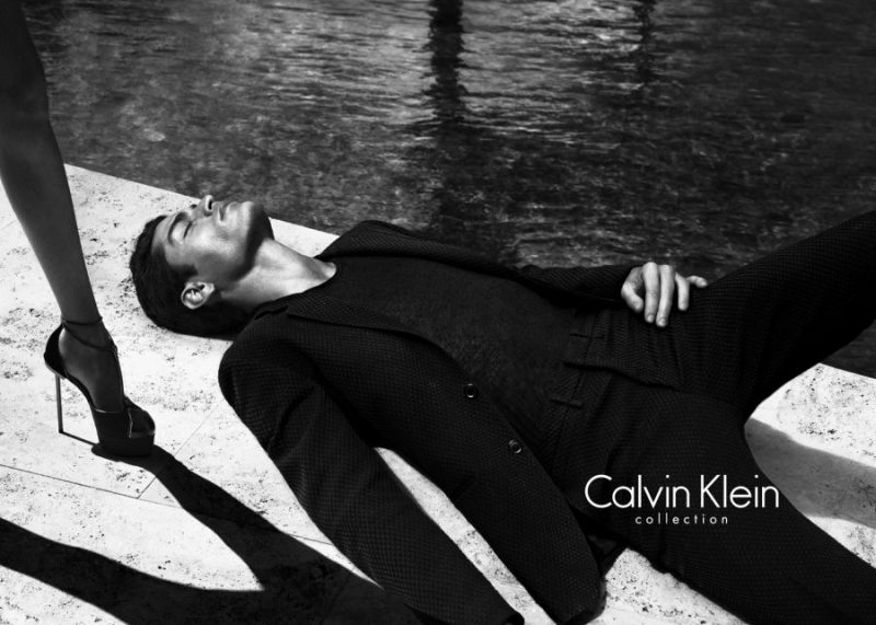 American model Tyson Ballou connects with photographers Mert & Marcus for Calvin Klein Collection's spring-summer 2012 campaign.