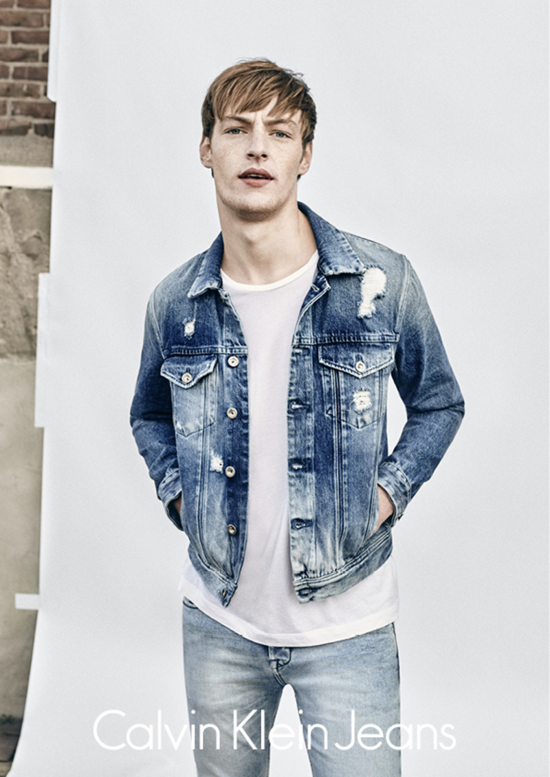 Roberto Sipos doubles down on distressed denim for Calvin Klein Jeans.