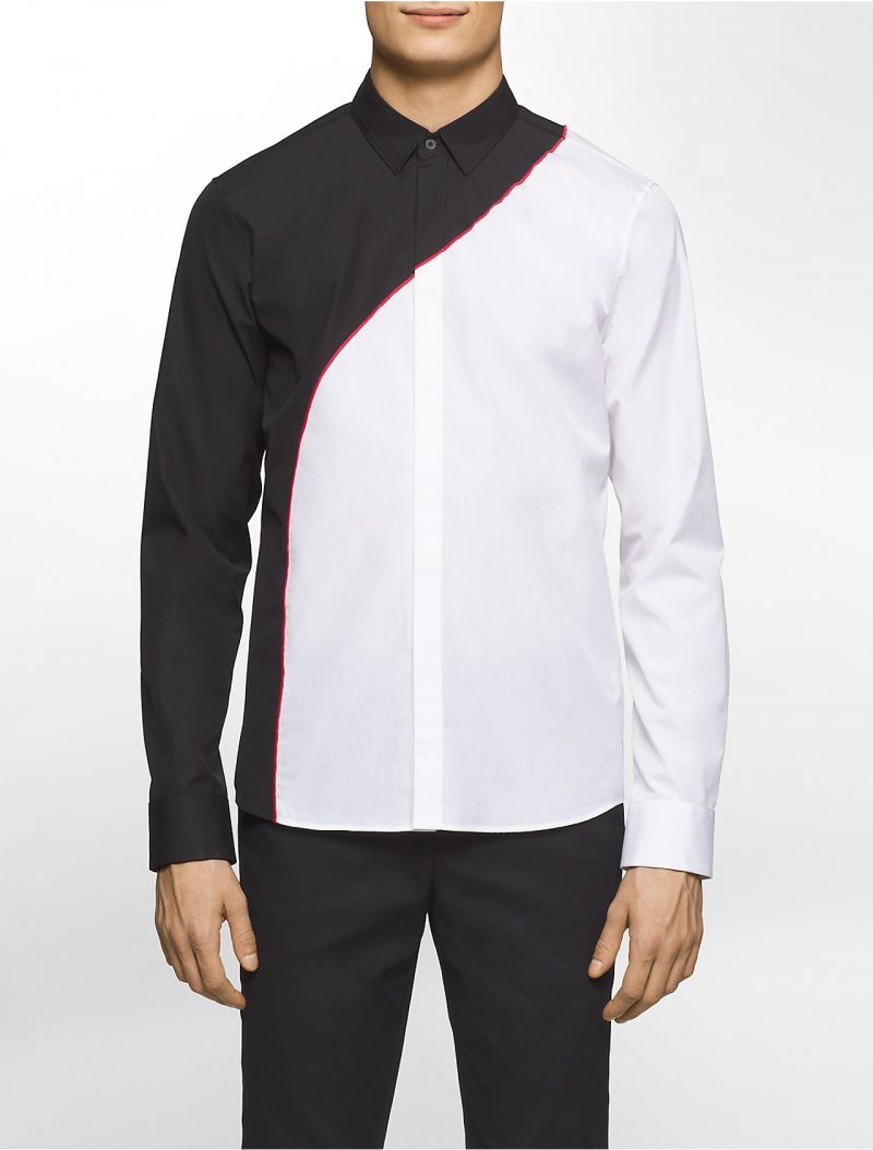 Calvin Klein Platinum Colorblock Shirt