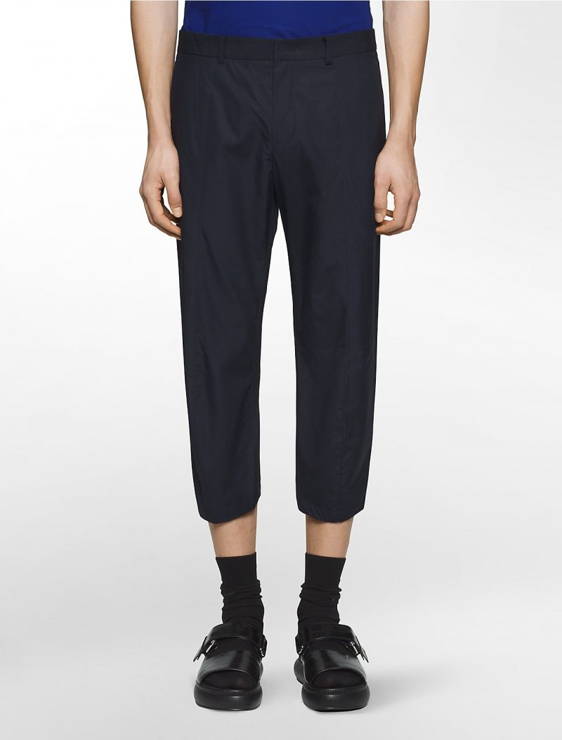 Calvin Klein Platinum Cropped Trousers