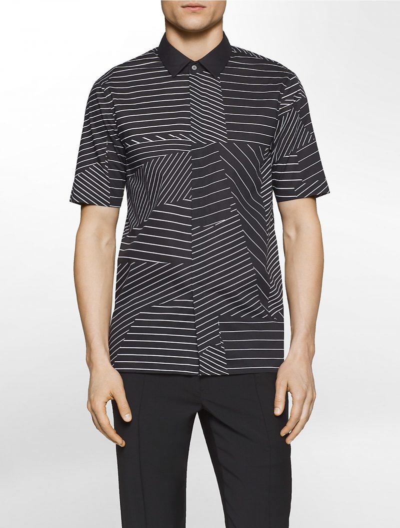 Calvin Klein Platinum Short-Sleeve Graphic Shirt