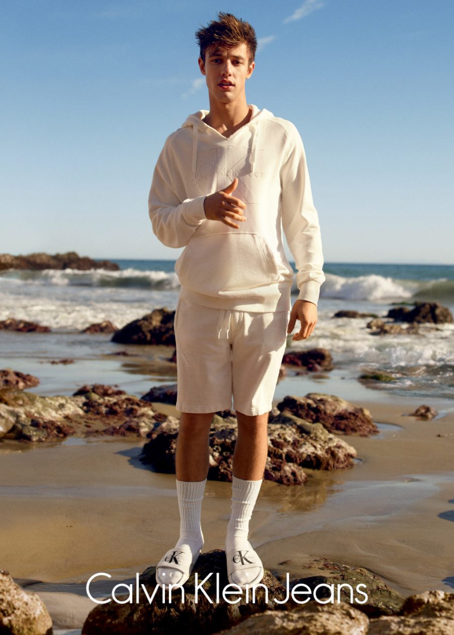 Cameron Dallas stars in Calvin Klein Jeans' summer 2016 campaign