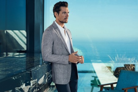 David Gandy is Casually Cool for Marks & Spencer Campaign
