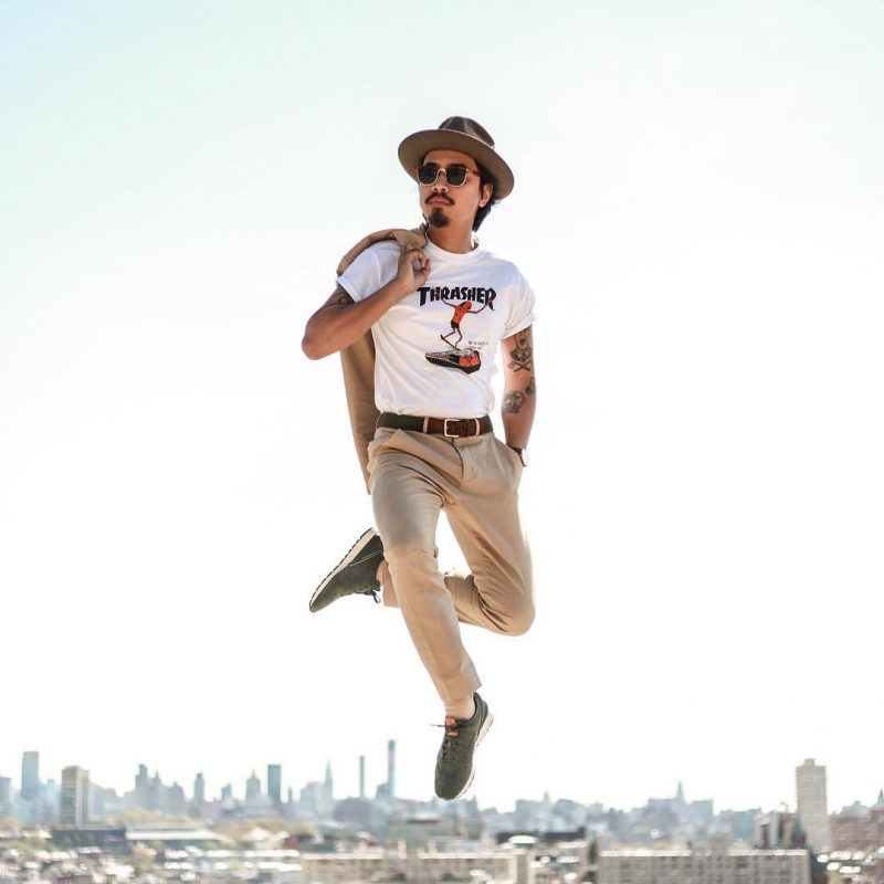 Denny Balmaceda shows off his high flying vintage style. » Top Fashion Bloggers to Inspire Your Style Denny Balmaceda shows off his high flying vintage style.
