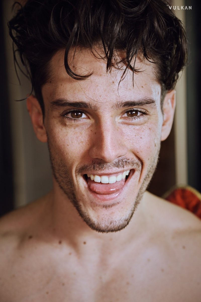 Diego Barrueco is all smiles for a portrait by photographer Olivier Rieu.