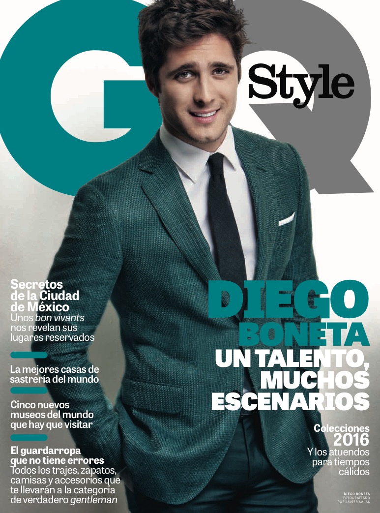 Diego Boneta covers GQ Style Mexico, photographed by Javier Salas.