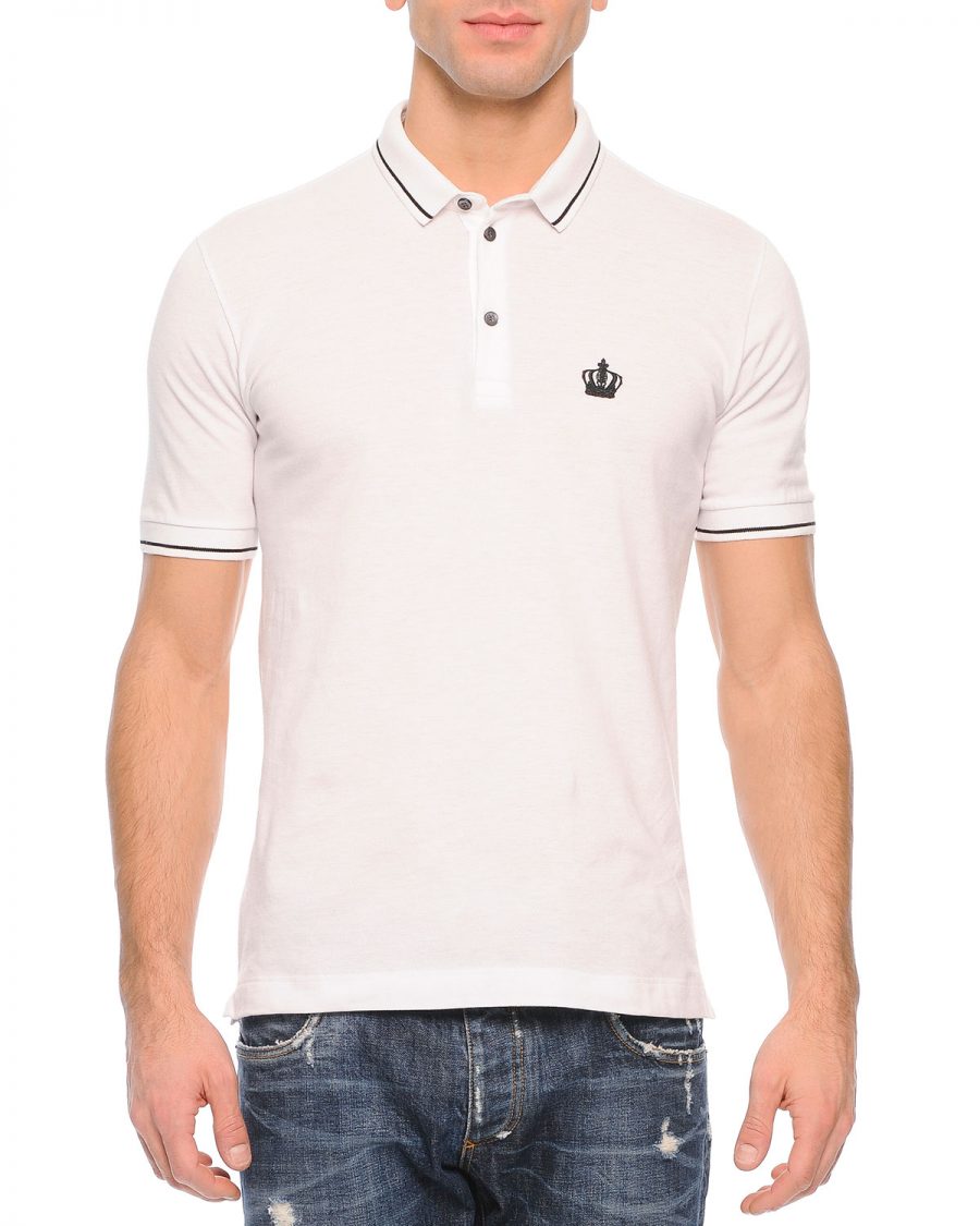 Dolce & Gabbana - Man - White - Polo Shirt