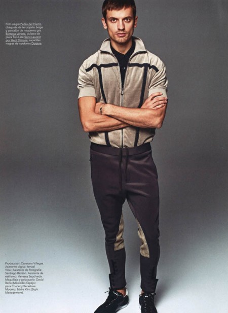 GQ España: Eddie Klint Models Modern Basics