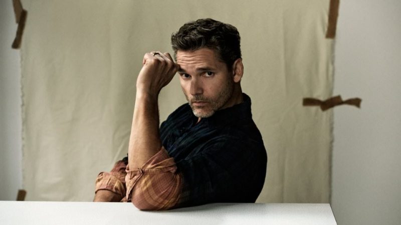 Eric Bana wears shirt Saint Laurent by Hedi Slimane.