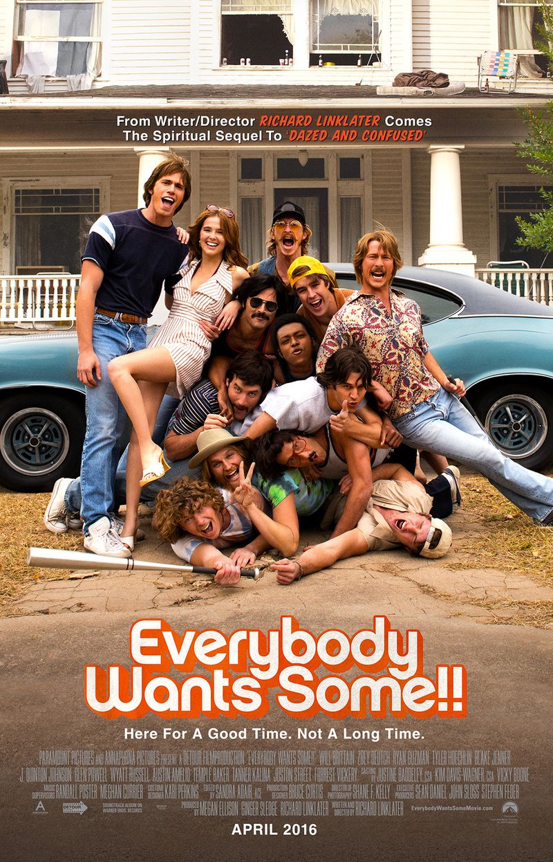 Everybody Wants Some movie poster artwork.