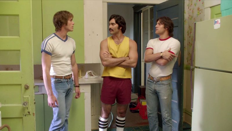Blake Jenner, Tyler Hoechlin and Temple Juno in Everybody Wants Some.