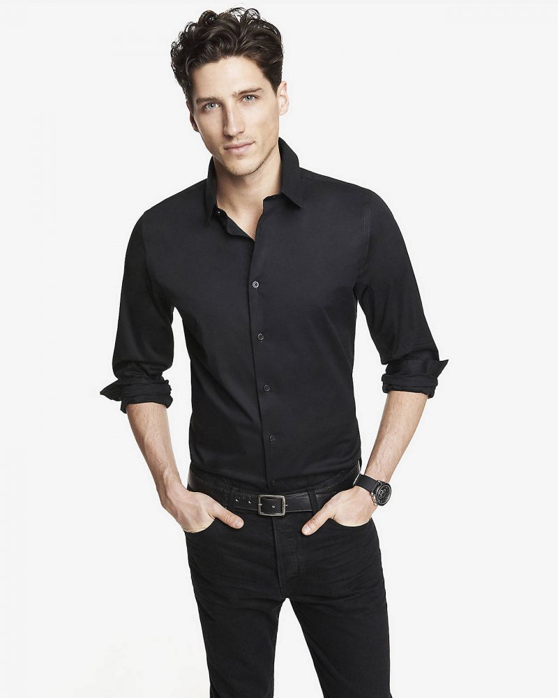 Express Fitted 1 MX Shirt in Black