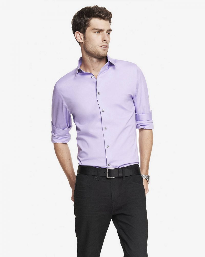 Express Fitted 1 MX Shirt in Lavender