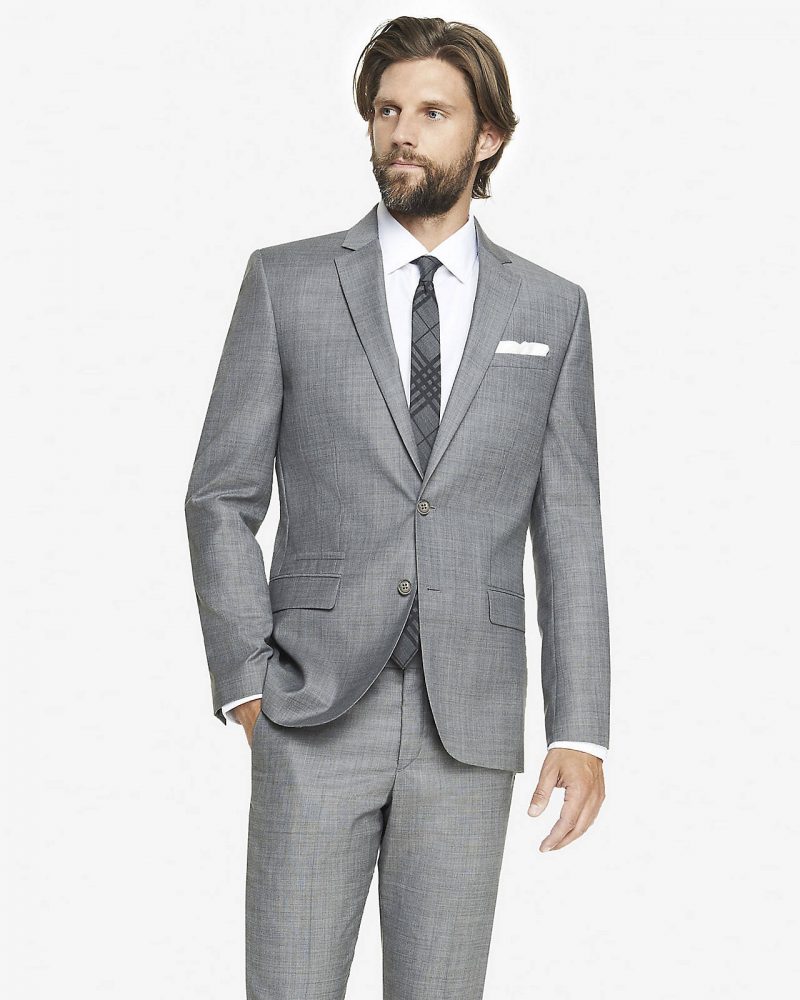 Express Photographer Grey Suit