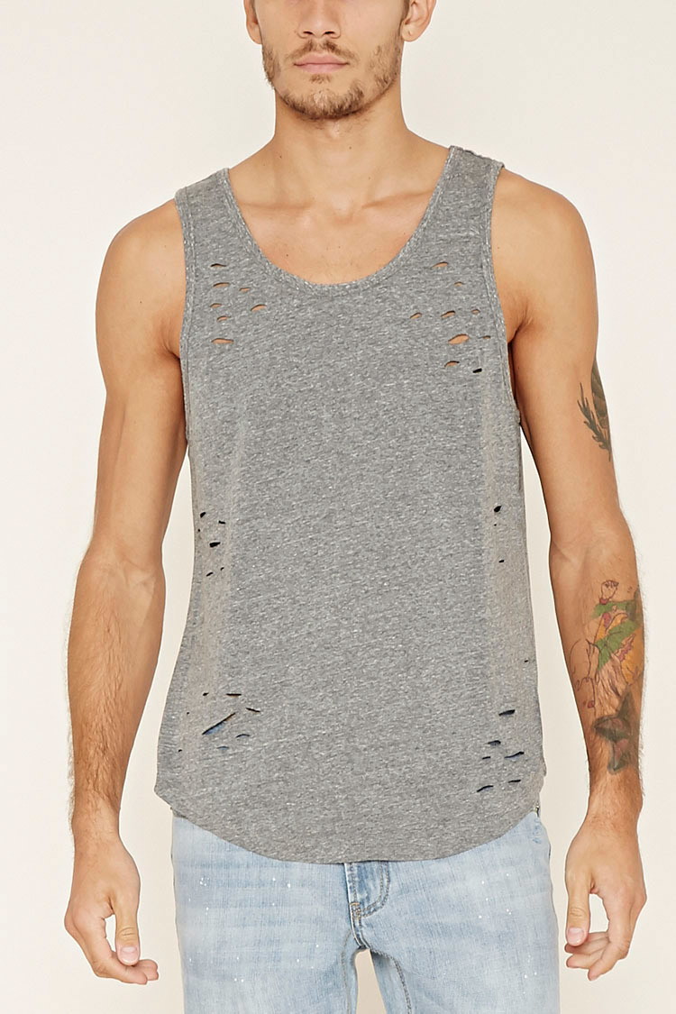 Forever 21 Distressed Tank