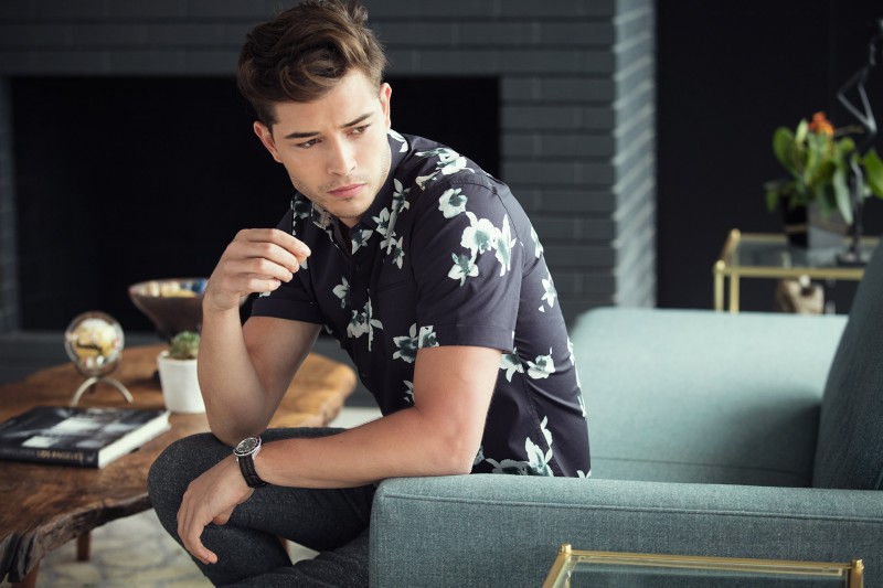 Francisco Lachowski photographed by Frankie Baptista for 7 Diamonds' spring-summer 2016 campaign.