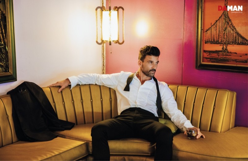Frank Grillo wears John Varvatos for the pages of Da Man.