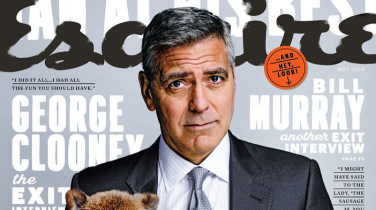 George Clooney Esquire 2016 Cover